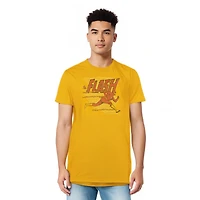 Dc Flash Mens Comics Speed Lines Short Sleeve Adult Tee / T-Shirt