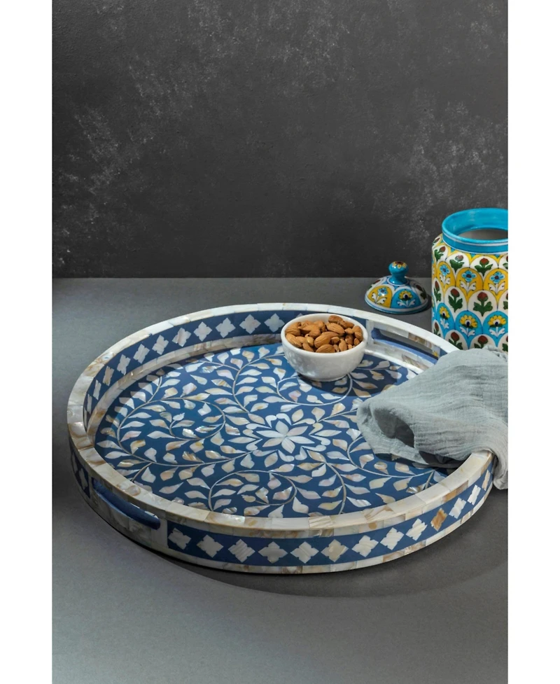 Gauri Kohli Jodhpur Mother of Pearl Decorative Tray