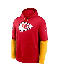 Nike Men's Red Kansas City Chiefs 2024 Sideline Club Pullover Hoodie