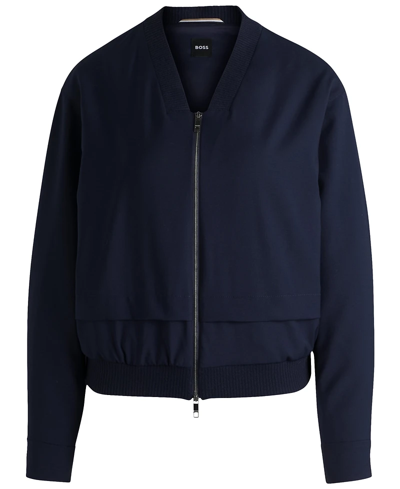 Boss by Hugo Women's Layered Effect Oversized Jacket