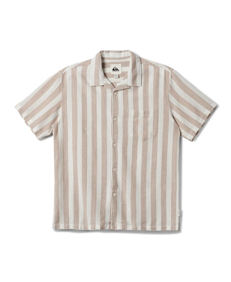 Quiksilver Men's Nightfall Island Short Sleeve Shirt
