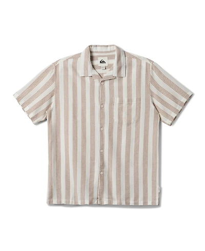 Quiksilver Men's Nightfall Island Short Sleeve Shirt