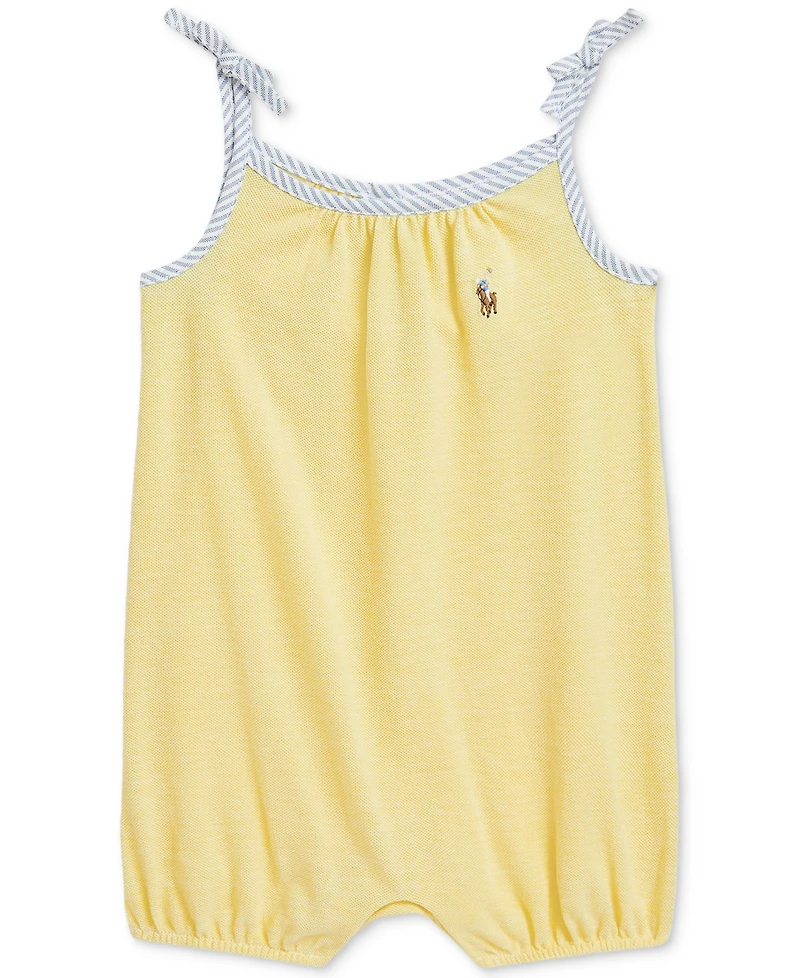Polo Ralph Lauren Baby Knit Oxford Bubble Shortall