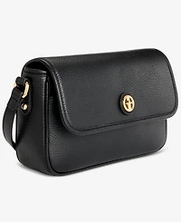 Giani Bernini Pebble East West Small Flap Crossbody, Exclusively at Macy's