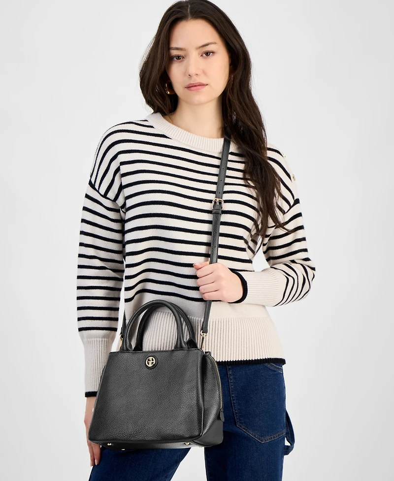 Giani Bernini Pebble Small Satchel, Exclusively at Macy's
