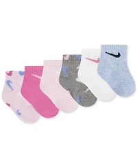 Nike Baby and Toddler Swooshfetti Ankle Socks, Pack of 6