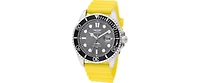 Invicta Men's 47163 Pro Diver Quartz 3 Hand Charcoal Dial Watch