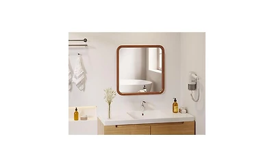 Vlsrka Solid Wood Wall Mirror
