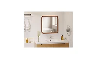 Vlsrka Solid Wood Wall Mirror