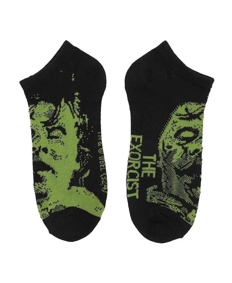 Warner Bros Women's Warner Brothers Horror Movie Characters 5-Pair Ankle Socks