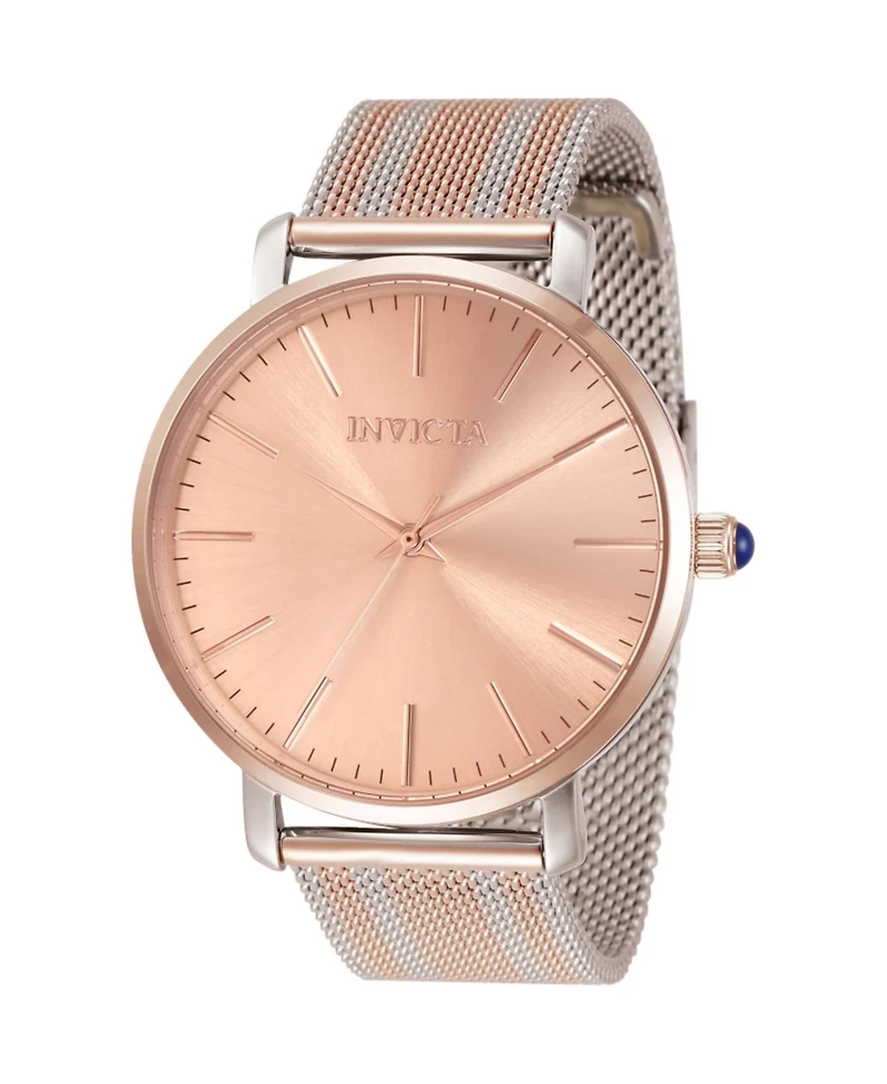 Invicta Women's 33937 Angel Quartz 3 Hand Rose Gold Dial Watch