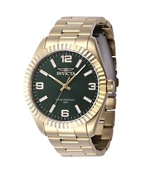 Invicta Men's Specialty Quartz 3 Hand Green Dial Watch