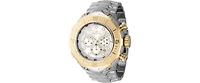 Invicta Men's 46545 Bolt Quartz Chronograph Antique Silver Dial Watch