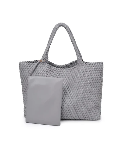 Moda Luxe Solana Large Woven Tote Bag