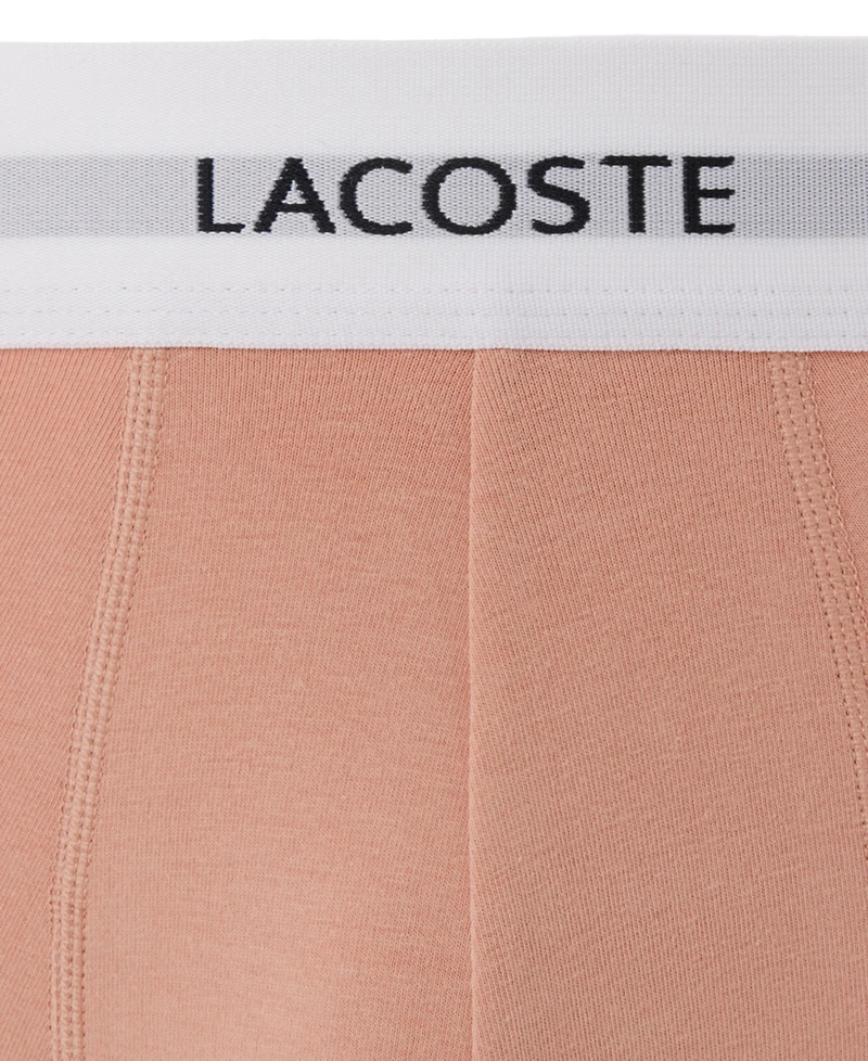 Lacoste Men's Stretch 3" 3-pack Trunks
