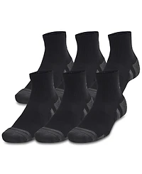 Under Armour Unisex Performance Tech Quarter Socks - 6-pack
