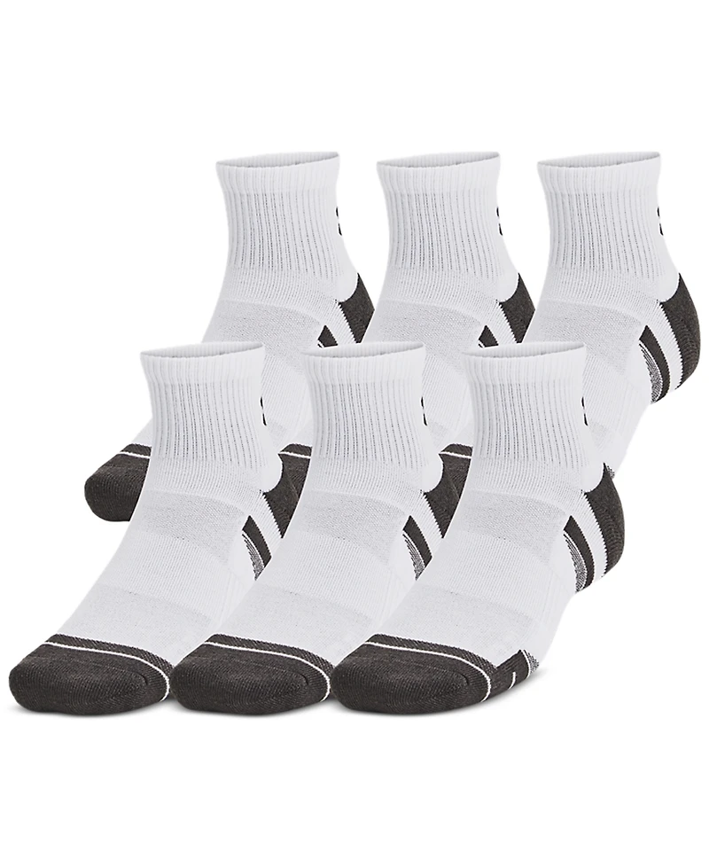 Under Armour Unisex Performance Tech Quarter Socks - 6-pack