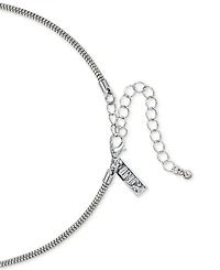 I.n.c. International Concepts Silver-Tone Sculptural Disc Long Pendant Necklace, 33" + 3" extender, Exclusively at Macy's