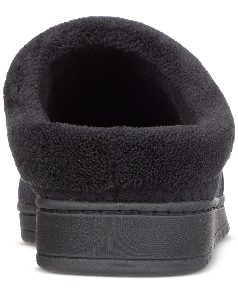Isotoner Signature Women's Gemma Diamond Microterry Clog Slippers