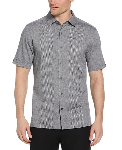 Cubavera Men's Engineered Dobby Button-Down Shirt