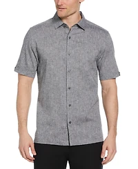 Cubavera Men's Engineered Dobby Button-Down Shirt