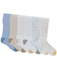 Gold Toe Men's 6-Pack Casual Harrington Socks