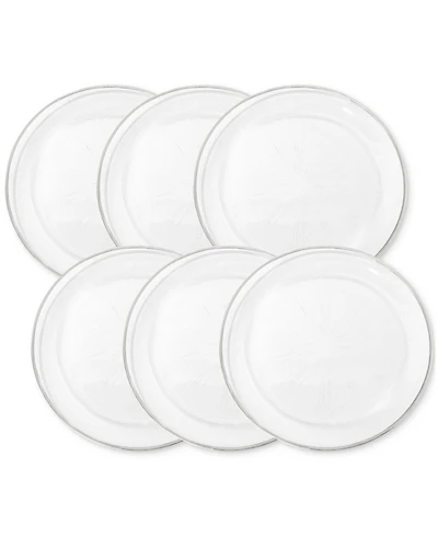 American Atelier Elite Gold Glass Charger Plates, Set of 6