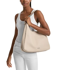 Michael Kors Nolita Large Leather Hobo Shoulder Bag