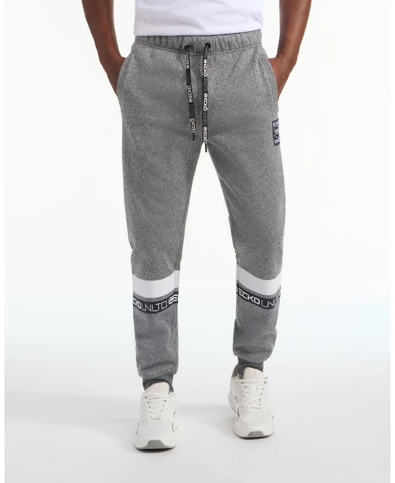 Ecko Unltd Men's Fine Streak Knit Jogger
