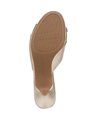Sam and Libby Women's Odina Bow Kitten Heel Dress Sandals