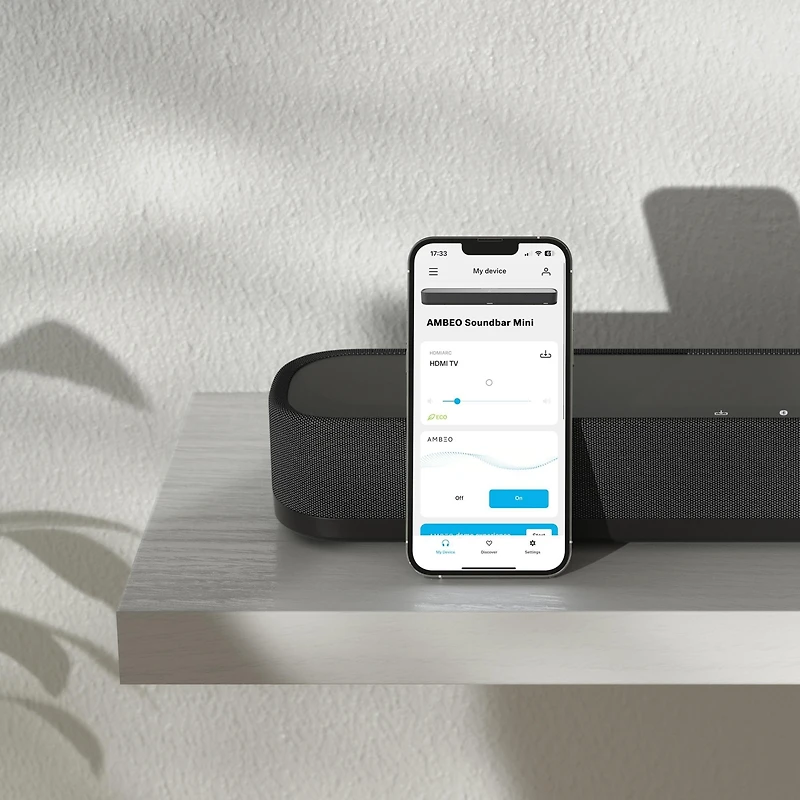 Sennheiser Ambeo Soundbar Mini - Immersive 3D Audio for Tv, Movies, and Music