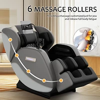 Massage Chair Full Body, Zero Gravity Massage Chairs Recliner with Rapid Heated,Touch Screen, Foot Roller Massage