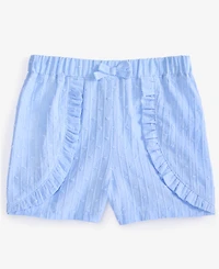 First Impressions Baby Girls Clip-Dot Cotton Shorts, Exclusively at Macy's