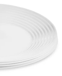 Arch Studio Opal Glass Spiral Dinner Plates, Set of 4, Exclusively at Macy's