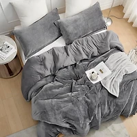 Better Than Anesthesia - Coma Inducer Oversized Comforter Set - Smoked Pearl , Beige/Khaki