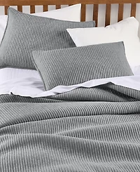 Last Act! Arch Studio Heathered Jersey 3-Pc. Quilt Set, Full/Queen, Exclusively at Macy's