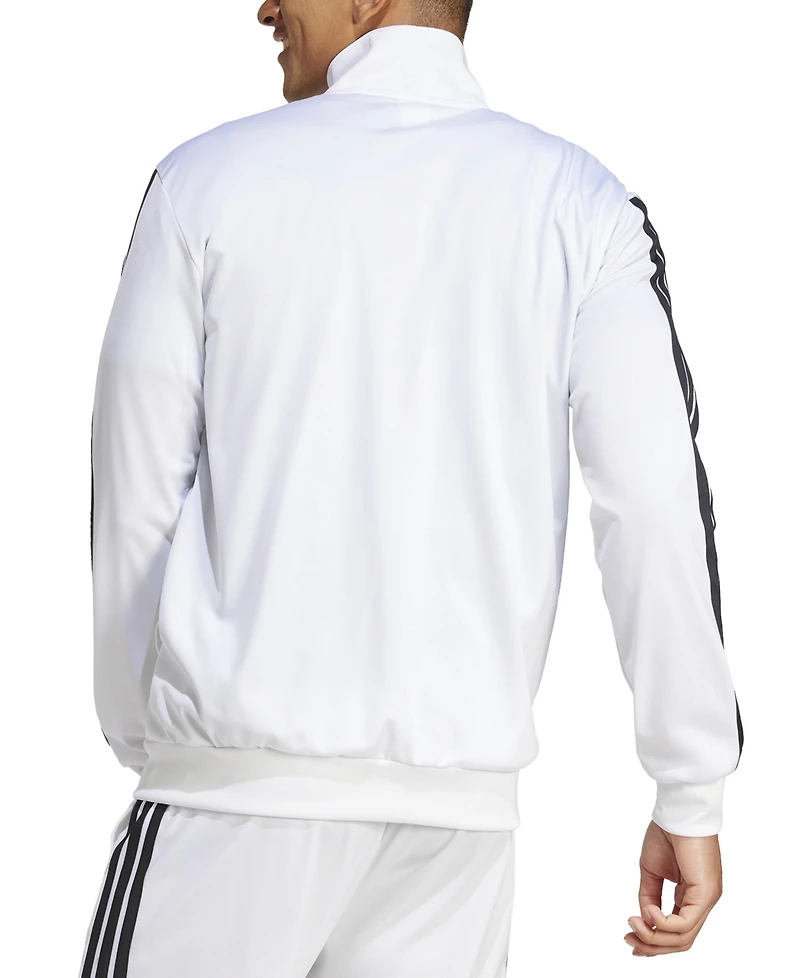 adidas Men's 3 Stripes Tricot Regular Track Top