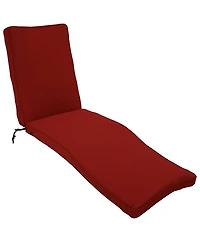 Indoor/Outdoor Olefin Replacement Patio Chaise Lounge Chair Seat Cushion - 72" x 21"