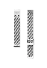 Rosefield Octagon Xs Women's Silver Tone Stainless Steel Mesh Bracelet Watch 24mm