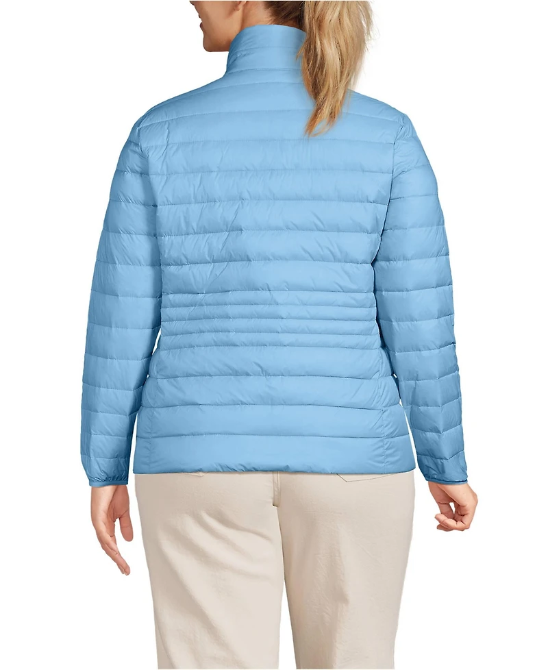 Lands' End Plus Wanderweight Packable Down Jacket