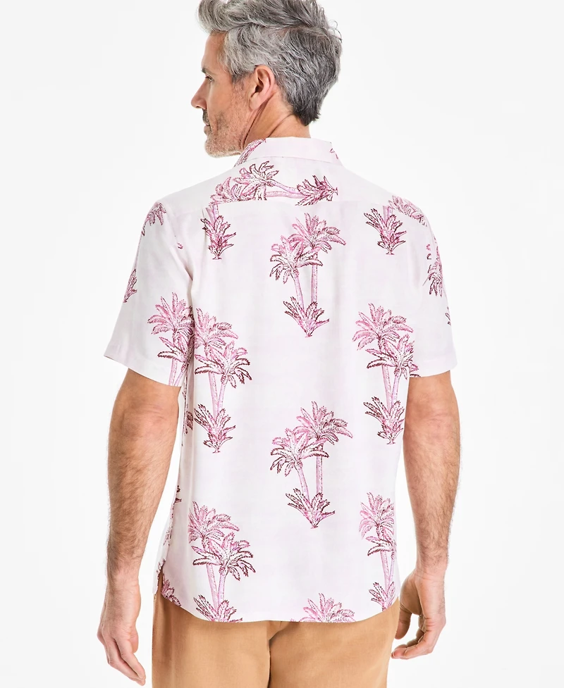 Club Room Men's Barley Palm Shirt, Exclusively at Macy's
