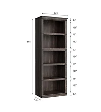 gaomon Farmhouse Book Shelf with Storage