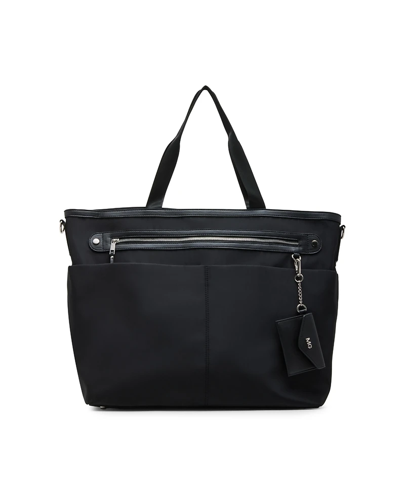 Madden Girl Polyester with Pouch Small Weekender Duffle Bag