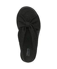 LifeStride Women's Serenade Washable Slingback Wedge Sandals