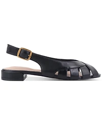 Giani Bernini Women's Essie Fisherman Peep Toe Slingback Flat Sandals, Created for Macy's