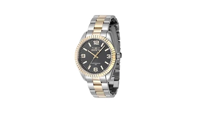 Invicta Women's Specialty Quartz 3 Hand Black Dial Watch