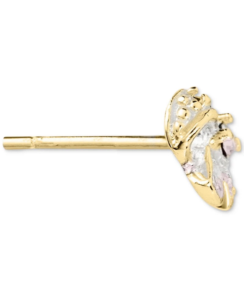 Macy's Cubic Zirconia (1/4 ct. t.w.) Bow Post Earrings Sterling Silver (Also Available 14k Gold over Silver