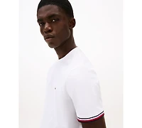 Tommy Hilfiger Men's Big & Tall Global Stripe Cuff T-Shirt