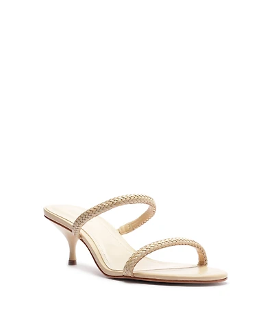 Schutz Women's Taliah Woven Slip-On Dress Sandals