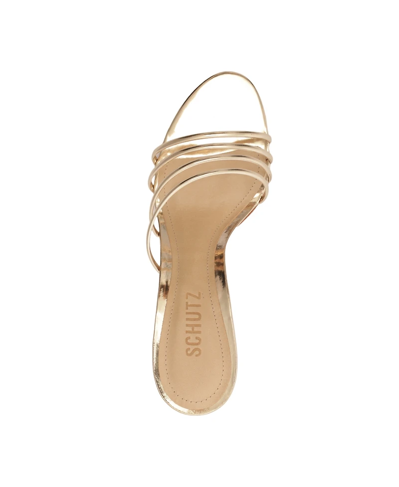 Schutz Women's Inez Kitten Heel Sandals